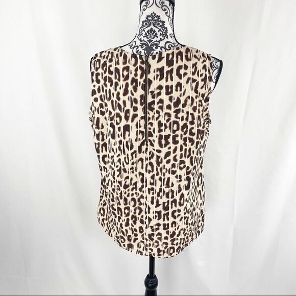 CAbi Ginger Leopard Print Shell Keyhole Tank Top - Picture 5 of 9